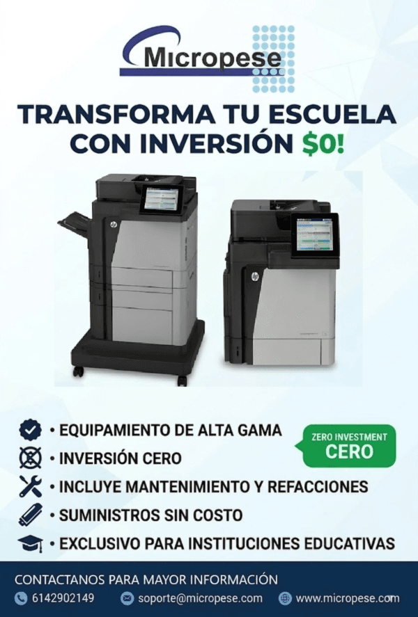 Flyer vertical sin impresoras